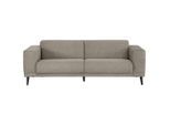 Mid.you , Taupe , Textil , Buche , 218x77x93 cm , Made in EU , Wohnzimmer, Sofas & Couches, Sofas, 3er Sofas