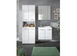 Badezimmer Ice 4-tlg. ca. 120 cm Weiß