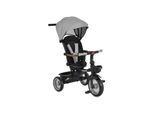 Byox Dreirad Jasper EVA-Reifen klappbar, Sitz drehbar, Hinterradbremse, Körbe grau