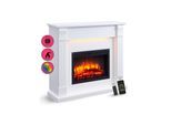 BALDERIA Elektrokamin Hikaru - Standkamin mit Heizung 2000 W, weiss