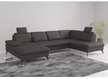 Wohnlandschaft SIT & MORE "Morris Jubi", braun (mocca), B:335cm H:82cm T:212cm, Sofas, Wohnlandschaft, wahlweise mit Armteilverstellung, Bettfunktion & Bettkasten