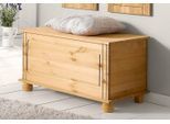 Sitztruhe OTTO HOME "Finca", beige (natur gebeizt, gewachst), B:85cm H:45cm T:43cm, Sitzbänke