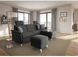 Ecksofa SIT & MORE "Palmera L-Form, B: 244 cm", grau (anthrazit), B:244cm H:89cm T:163cm, 100% Polyester, Sofas, Ecksofa, optional Bettfunktion & Bettkasten, Federkern