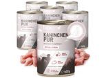 REAVET Hundenassfutter - Kaninchen PUR | 6 x 400g