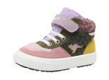 Sneaker KANGAROOS "Kavu Shady Fur EV", Mädchen, Gr. 24, bunt (olive, multi), Textil, Schuhe Sneaker, gefüttert