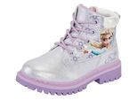 Schnürboots DISNEY "FROZEN", Mädchen, Gr. 24, lila, Synthetik, Schuhe Schnürboots, Winterschuhe, Winterboots, Schnürstiefel, Winterstiefel