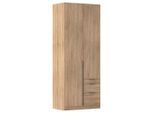 Rauch Möbel , Sonoma Eiche , Holzwerkstoff , 4 Fächer , 3 Schublade(n) Schubladen , 91x229x54 cm , Blauer Engel, Goldenes M, BQ - Bündnis für Qualität, Made in Germany , Beimöbel erhältlich, in verschiedenen Größen erhältlich ,