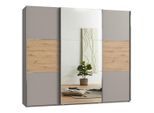Möbelix , Sahara, Eiche Artisan, Klar , Glas, Holzwerkstoff , 7 Fächer , 250x216x65 cm , BQ - Bündnis für Qualität, Made in Germany, DIN EN ISO 9001 , in verschiedenen Größen erhältlich, in verschiedenen Holzdekoren erhältlich ,