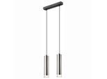 Möbelix , Chromfarben , Metall , 32x8x99 cm , Made in Europe, Europäischer Sicherheitsstandard , Beleuchtung, Innenleuchten, Hängeleuchten, Hängeleuchten mehrflammig