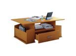 Mid.you , Buchefarben , Holzwerkstoff , 1 Schublade(n) Schubladen , rechteckig , 52x44x110 cm , offenes Fach ,