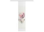 Möbelix , Rosa, Weiß, Salbeigrün , Textil , Graphik , 60x245 cm , Oeko-Tex® Standard 100 , mit Beschwerungsstab, mit Flauschband, Öffnung für Beschwerungsstab, mit Paneelwagen , Heimtextilien, Vorhänge, Fertigvorhänge, Flächenvorhänge