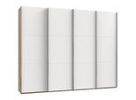 Mid.you , Weiß, Eichefarben , Holzwerkstoff , 6 Fächer , 300x236x65 cm , BQ - Bündnis für Qualität, Made in Germany, DIN EN ISO 9001 , umfangreiches Zubehör erhältlich, in verschiedenen Größen erhältlich, in verschiedenen Holzdekoren erhältlich , Schlafzimmer, Kleiderschränke, Schwebetürenschränke