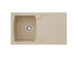 Respekta , Beige , Kunststoff, Glas, Stein , 86x20x50 cm ,
