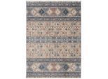 Cazaris , Grau , Textil , Ornament , rechteckig , 65x130 cm , Oeko-Tex® Standard 100 , für Fußbodenheizung geeignet, pflegeleicht , Teppiche & Böden, Teppiche, Orientteppiche