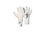 Torwarthandschuhe REUSCH "Fastgrip Gold X", Damen, Gr. 9.5, weiß (weiß, schwarz), 53% Latex, 36% Polyester, 6% Lederimitat, 3% Polyamid, Handschuhe, mit AdaptiveFlex 2.0