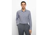 Businesshemd OLYMP "OLYMP Level Five 24/Seven, body fit, Modern Kent", Herren, Gr. 42, Normaler Arm, marine, 86% Polyamid, 14% Elasthan, Hemden