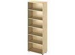 Schäfer Shop Genius Regal TETRIS WOOD, 6 OH, Höhe inkl. Gleiter, B 800 mm, Ahorn-Dekor