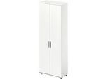 Schäfer Shop Genius Flügeltürenschrank TETRIS WOOD, 6 OH, Höhe inkl. Gleiter, B 800 mm, weiss