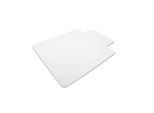 Bodenschutzmatte Floortex Valuemat, rechteckig mit Lippe, für Hartböden, Stärke 1,6 mm, L 1200 x B 900 mm, Vinyl, transparent