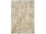 Dieter Knoll , Goldfarben, Beige , Textil , Abstraktes , rechteckig , 80x150 cm , Care & Fair , für Fußbodenheizung geeignet, rutschfest, in verschiedenen Größen erhältlich, für Hausstauballergiker geeignet, antistatisch, pflegeleicht, strapazierfähig, reißfest , Teppiche & Böden, Teppiche, Webteppiche, Vintage Teppiche
