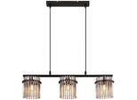 James Wood , Schwarz , Metall, Glas , 72x15 cm ,