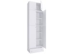 Mid.you , Weiß , Holzwerkstoff , 4 Fächer , 1 Schublade(n) Schubladen , 70x240x39 cm , erweiterbar, in verschiedenen Größen erhältlich, in verschiedenen Holzdekoren erhältlich , Büromöbel, Aktenschränke & Aktenregale, Aktenschränke