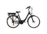 Möbelix , Schwarz , Metall , 21x116x188 cm , Antirutschpedale, Rücklicht, Seitenständer, Frontscheinwerfer, höhenverstellbarer Komfortsitz , Freizeit, Fahrräder & Zubehör, E-Bikes