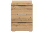 Möbelix , Eiche Artisan , Holzwerkstoff , 3 Schublade(n) Schubladen , 52x40x40 cm , Blauer Engel, Goldenes M, Made in Germany ,
