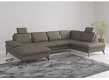 Wohnlandschaft SIT & MORE "Morris Jubi", grau (delphine), B:335cm H:82cm T:212cm, Sofas, Wohnlandschaft, wahlweise mit Armteilverstellung, Bettfunktion & Bettkasten
