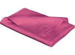 Betttuch FLEURESSE "Colours", lila (himbeere), B:160cm L:260cm, Mako-Satin, Obermaterial: 100% Baumwolle, Bettlaken, Betttuch, offenes Bettlaken