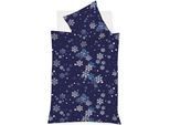 Bettwäsche FLEURESSE "Aspen 4375", blau, B/L: 155cm x 220cm, 1 Stk., 1 Stk., Feinbiber, B/L: 80cm x 80cm, 2 Stk., Feinbiber, Obermaterial: 100% Baumwolle, Bettwäsche, Bettwäsche, Feinbiber, Baumwolle, in Gr. 135x200, 155x220, 200x200cm