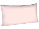 Kissenbezüge FLEURESSE "Colours", rosa (rosé), B:40cm L:80cm, Interlock-Jersey, Obermaterial: 100% Baumwolle, Kissenbezüge, Kissenbezüge, edler, bügelfreier Interlock-Jersey aus 100% Baumwolle