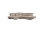 Luca Bessoni , Beige , Textil , Ottomane links, L-Form , 311x233 cm , Stoffauswahl, seitenverkehrt erhältlich , Wohnzimmer, Sofas & Couches, Wohnlandschaften, Ecksofas