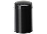 Echtwerk , Schwarz , Metall, Kunststoff , 9 l , 37.5 cm , Haushalt, Entsorgung, Abfalleimer
