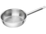 Bratpfanne ZWILLING "Pro", silberfarben, B:25,8cm H:5,8cm L:47,5cm Ø:24cm, Pfannen, Bratpfanne, 18/10 Edelstahl, Sigma Clad Boden, breiter Schüttrand