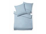 Bettwäsche FLEURESSE "Lech 3089", blau (hellblau), B/L: 155cm x 220cm, 1 Stk., 1 Stk., Flanell, B/L: 80cm x 80cm, 2 Stk., Flanell, Obermaterial: 100% Baumwolle, Bettwäsche, Bettwäsche, Edelflanell, Baumwolle, in Gr. 135x200, 155x220, 200x200cm