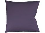 Kissenbezug FLEURESSE "Colours Mako Satin, 100% Baumwolle, mit Reißverschluss", lila (lavendel), B:40cm L:40cm, Mako-Satin, Mako-Satin, Kissenbezüge, Kissenbezug, Mako Satin, glänzend, glatt, Premium Qualität
