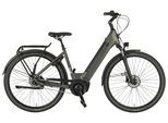 E-Bike PROPHETE "Geniesser 3.0" Gr. 48, grau (grau, schwarz), Elektrofahrräder, 48cm, 28 Zoll (71,12cm), E-Bike, Pedelec, Elektrofahrrad für Damen u. Herren