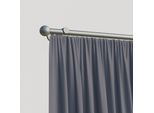 Gardinenstange INDEKO "Colombes", silber, L:410cm Ø:16mm, Aluminium, Gardinenstangen, Gardinenstange, Innenlauf Komplett-Set inkl. Gleitern und Montagematerial
