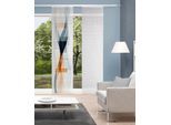 Schiebegardine VISION S "LUMA", terra, B:60cm H:260cm, Polyester, Polyester, Gardinen, Schiebegardine, digital bedruckt