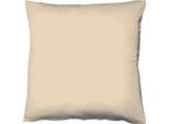 Kissenbezüge FLEURESSE "Colours", beige, B:40cm L:40cm, Interlock-Jersey, Obermaterial: 100% Baumwolle, Kissenbezüge, Kissenbezüge, edler, bügelfreier Interlock-Jersey aus 100% Baumwolle