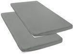 Spannbettlaken OTTO HOME "Topper Basic, in Gr. 90x200, 140x200 oder 180x200 cm", grau (taupe), B:90cm L:200cm, Baumwoll-Jersey, Obermaterial: 100% Baumwolle, Bettlaken, Spannbettlaken, Baumwolle, Matratzen bis 8 cm Höhe, Bettlaken, Spannbetttuch, Laken