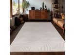 Teppich AYYILDIZ TEPPICHE "SAHARA 1113", beige, B:160cm H:12mm L:230cm, Polypropylen, Teppiche, Teppich, Läufer / Pflegeleicht / Strapazierfähig / Trend Colors/ Wohnzimmer