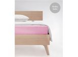 Spannbettlaken FLEURESSE "Colours in Gr. 90x200, 140x200 oder 180x200 cm", rosa (rosé), B:200cm L:200cm, Mako-Satin, Obermaterial: 100% Baumwolle, Bettlaken, Spannbettlaken, Mako Satin, für Matratzen bis 23 cm Höhe, Bettlaken, Spannbetttuch