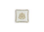 Kissenbezüge PHILIPP PLEIN "Cushion Gothic Monogram 60x60", beige (01, weiß), 1 Stk., Baumwolle, Baumwolle, Obermaterial: 100% Baumwolle, Kissenbezüge