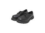 Stiefel BRANDIT "Brandit Vegantom 3 Eyelet Boots", Damen, Gr. 39, schwarz, Leder, unifarben, Schuhe Stiefel