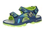 Sandale LICO "Sandale Spotlight V Blinky", Mädchen, Gr. 32, blau, Synthetik, Schuhe Sandale