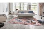 Teppich HANSE HOME "Sylla" Gr. 31, blau (indigo), B:160cm H:5mm L:230cm, Polyester, Teppiche, Teppich, Orientalisch, Läufer, Vintage, Wohnzimmer, Schlafzimmer, Esszimmer