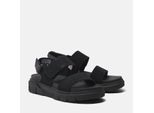 Sandale TIMBERLAND "GREYFIELD SANDAL BACKSTRAP SANDAL", Damen, Gr. 39 (8), schwarz (blk suede), Leder, Schuhe Sandale