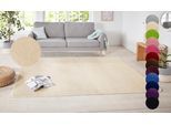 Teppich HANSE HOME "Shashi" Gr. 2, beige (natur), B:80cm H:8,5mm L:150cm, Kunstfaser, Teppiche, Teppich, Kurzflor, Unifarben, Läufer, weich, Esszimmer, Kinderzimmer, Flur